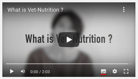 Vet-Nutrition Youtube channel